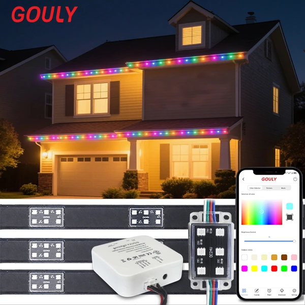 Outdoor Eaves Window Sill Decoration IP68 RGB LED Window Light Module